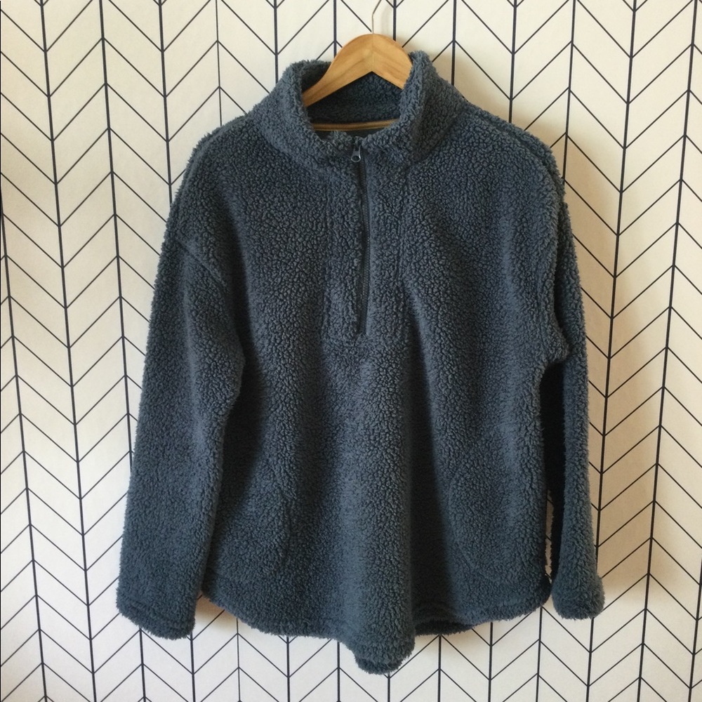 Koolaburra by UGG 1/2 Zip pullover fleece Teddy Jacket